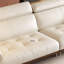 Canapé modulaire beige en cuir véritable-1477782671