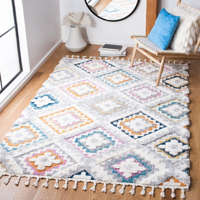 Moroccan Fringe Shag Performance Moroccan Rug