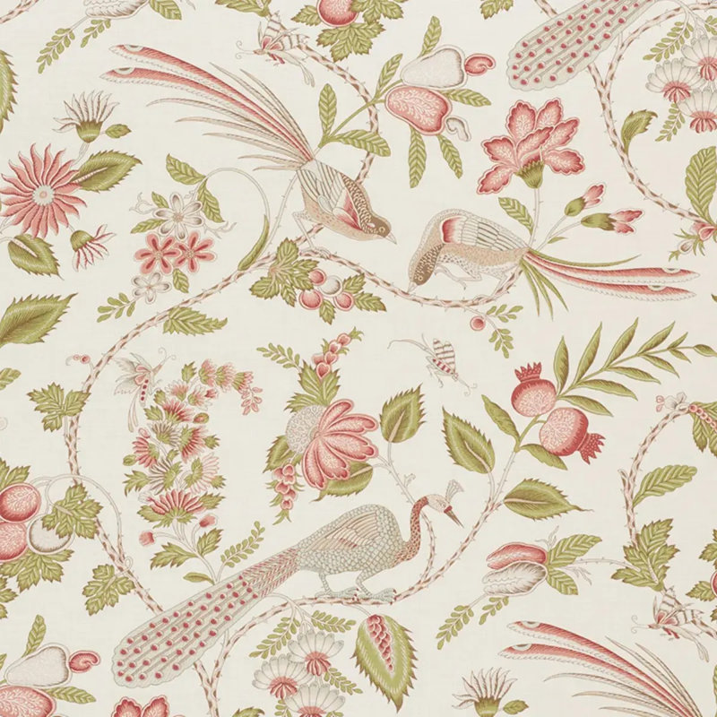 Campagne Fabric, Mineral/Rose