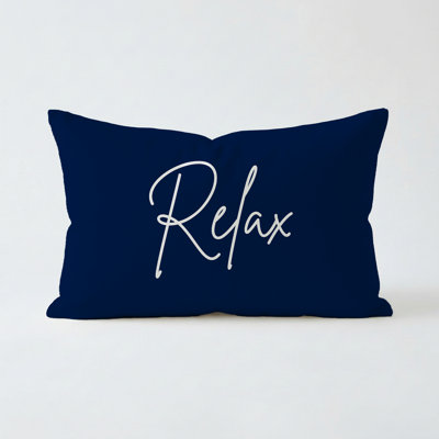 Relax Pillow 16"X12" Navy