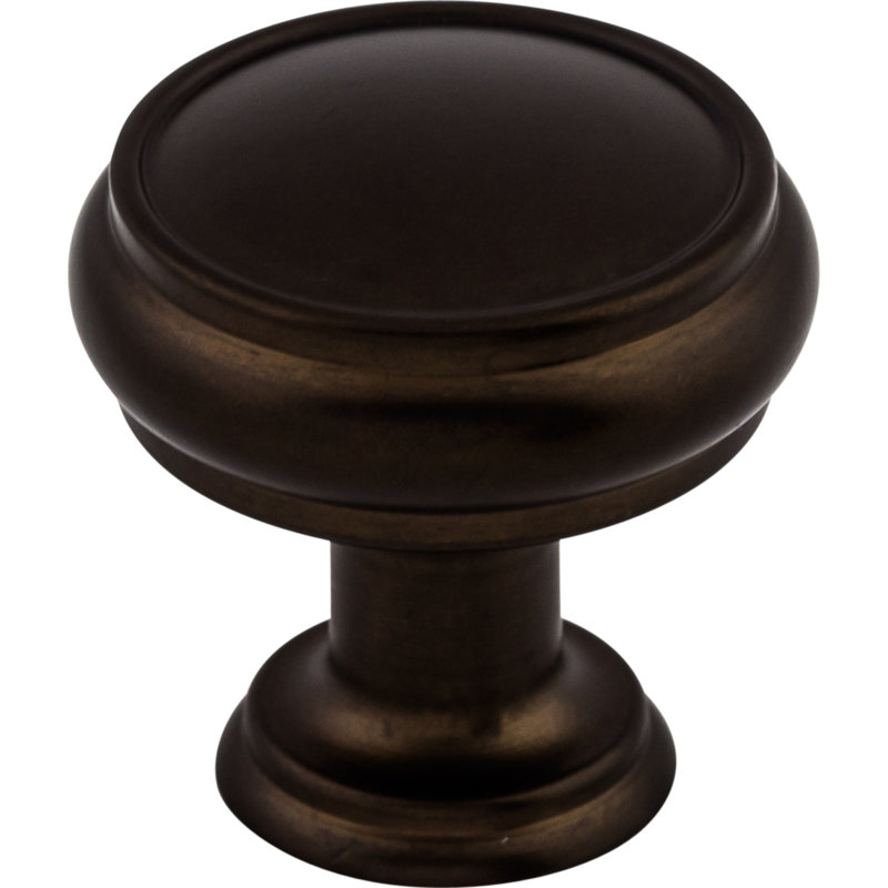 Oil Rubbed Bronze Round Mushroom Cabinet Knob