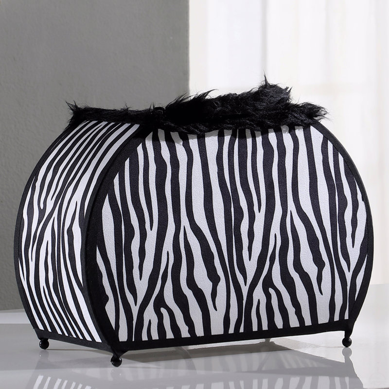 Porte-monnaie à imprimé animal avec lampe noire