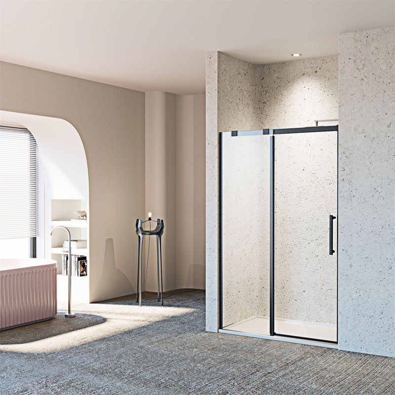 Frameless Single Sliding Shower Door
