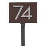 Floating 1-Line Lawn Address Sign