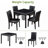 5 Piece Wooden Dining Table Set