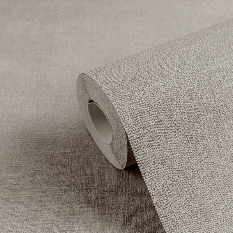Galerie Horizon Textured Lines Wallpaper, Brown