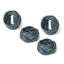 Braided Weave Napkin Rings - Blue - Set of 4-362316544