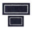 Tapis de bain réversible en microfibre touffetée à poils longs-1468529984