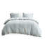 Très grand / très grand décor de chambre en coton - Motif brodé, taies décoratives assorties, ensemble de literie lavable à la machine, housse de couette réversible, 2