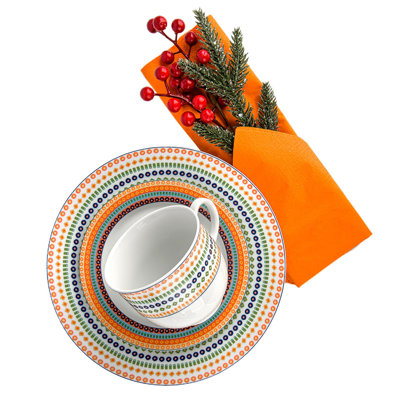 Porcelain Teacup and Saucer