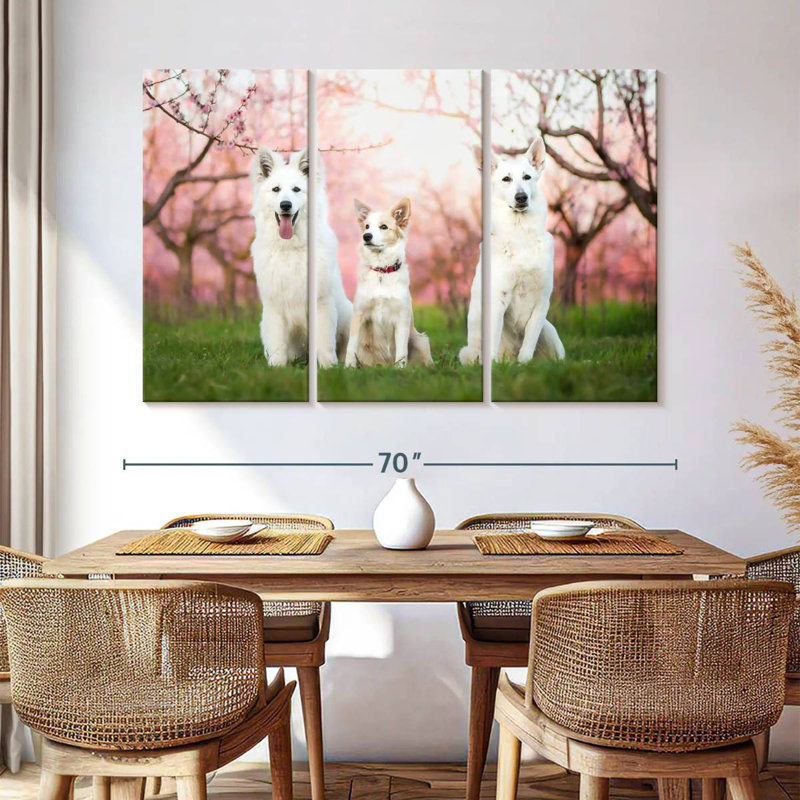 Famille de chiens