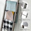 Wall-Leaning Blanket/Towel Ladder Rack