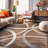 Devonshire Abstract Brown/Gray/Cream Area Rug-1002424554