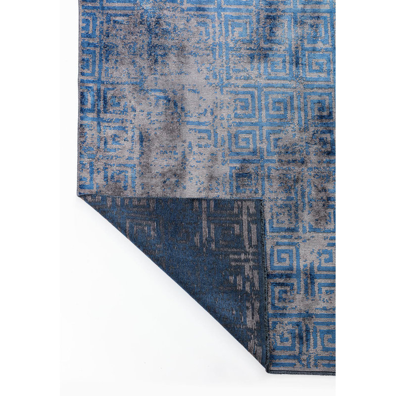 Rapture Geometric Shapes Area Rug, Square 9'