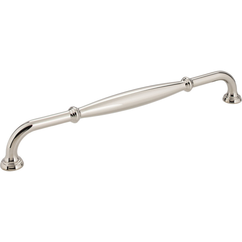 Tiffany Bar Pull, Polished Nickel, 12"