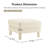 Modern Elegant Upholstered Ottoman-118486724