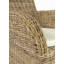 Chaise de patio avec coussin Magness