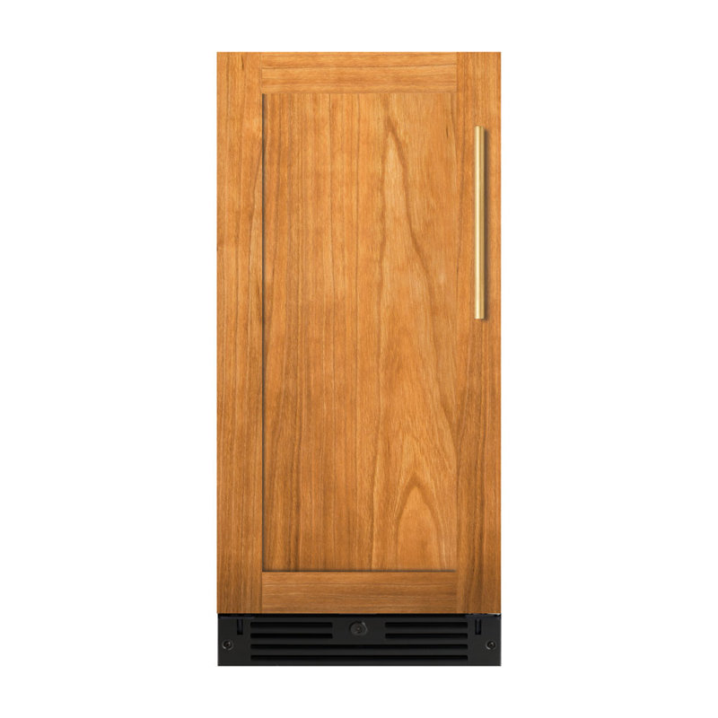 XO 15" Solid Panel Overlay 34 Bottle Single Zone Built-in Wine Refrigerator, Left