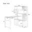 Pritika L-Shaped Metal Base Computer Desk-2135189603