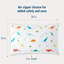 Taie d'oreiller 100% coton Jurassic Dinosaurs - Standard
