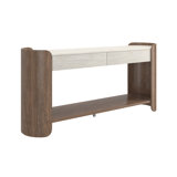 Caracole 66.75'' W Stone Console Table