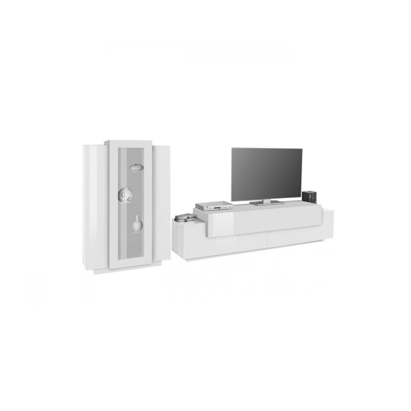 Calyse Rectangle Accent Cabinet, White
