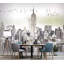 Papier peint Infinger Peel and Stick Charcoal New York City-923221922