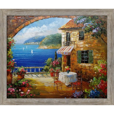 Café au bord de l'océan