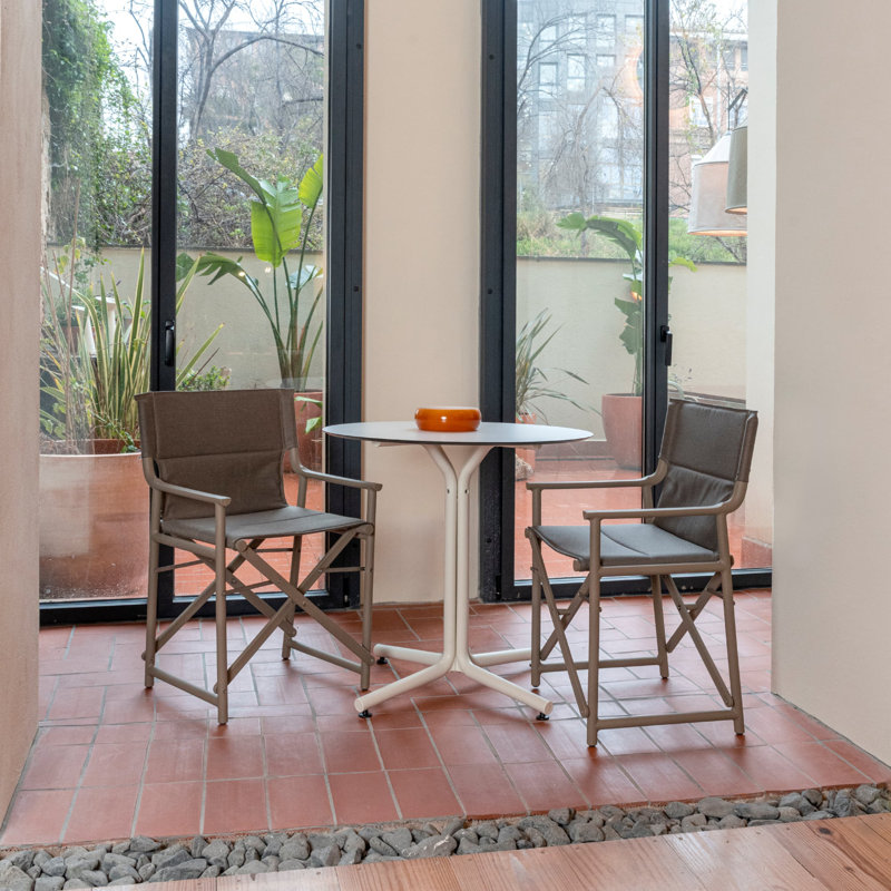 Chaise pliable recyclée Boss Eco, Brun, Marron foncé