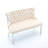 Velvet Double Dining Loveseat Bench, Kitchen & Dining Seating-1240237421-1240237420