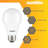 14 Watt (100Watt Equivalent), A19 LED, Non-Dimmable Light Bulb, E26/Medium (Standard) Base-62309421