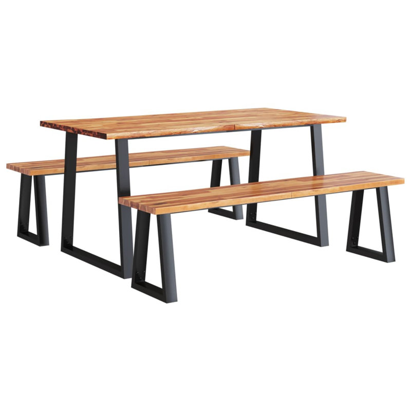 Orten 2 - Person Dining Set, 29.5"H x 63"L x 31.5"W