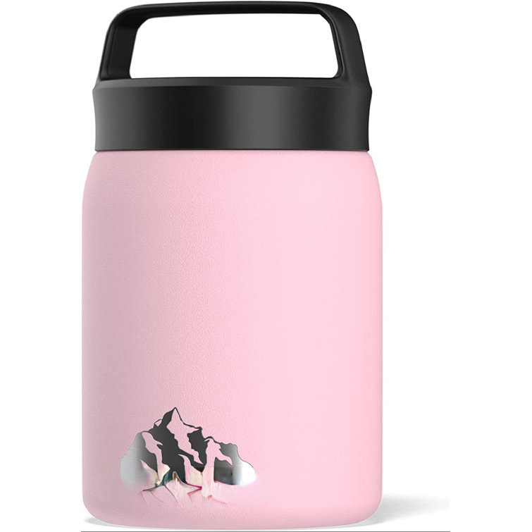 Hydrapeak 32oz Stainless Steel Water Bottle, BPA Free Leak Proof - 3 Lids,  Pink