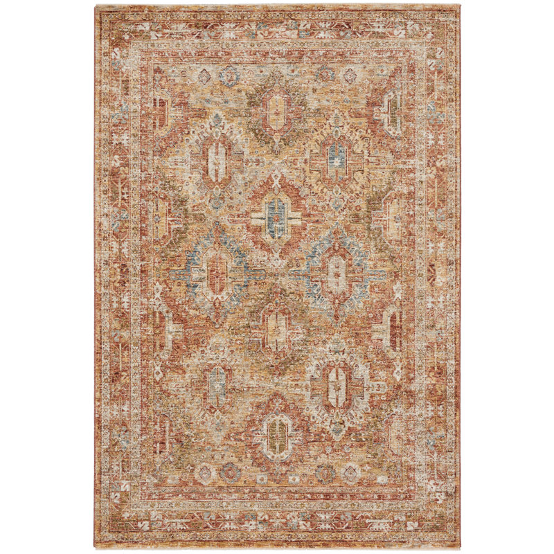 Geometric Indoor Rug, Rectangle 5'3" x 7'8"