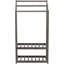 Rustic Wood Bathroom Quilt Rack