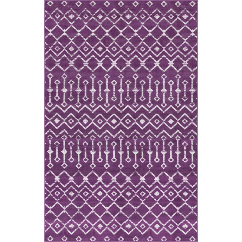 Moroccan Area Rug, Rectangle 152 x 244cm