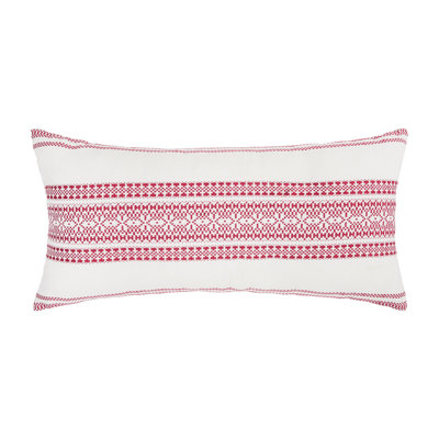 Clayton Geometric Woven Lumbar Throw Pillow