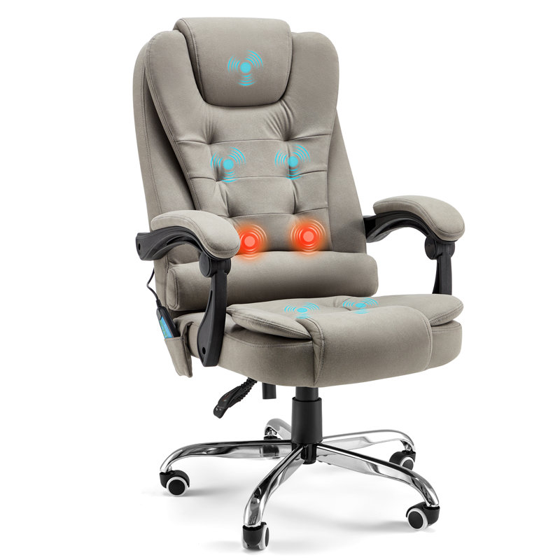 Keivn Executive Chair with Headrest, Black