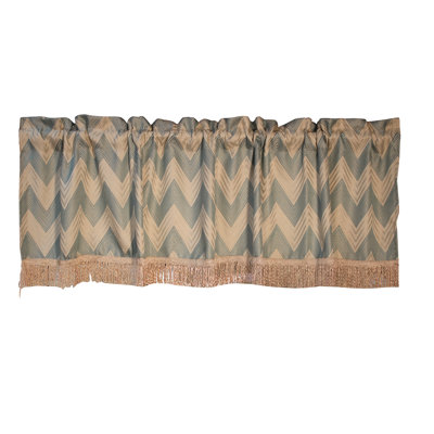 Seiter Chevron Tailored Window Valance