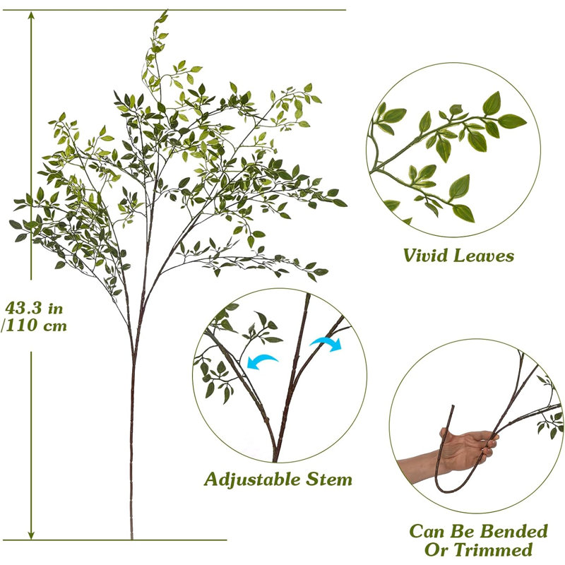 43" Artificial Southern Bamboo