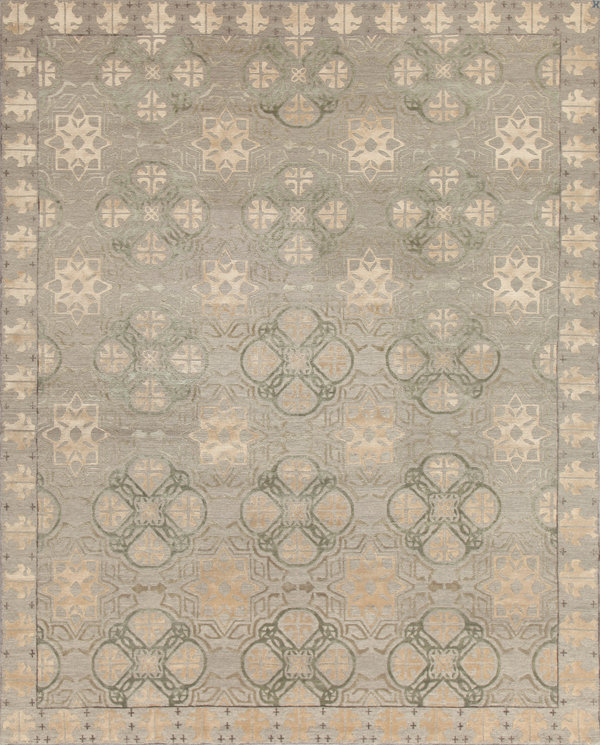 Classic Geometric Area Rug, Runner 3' x 10'