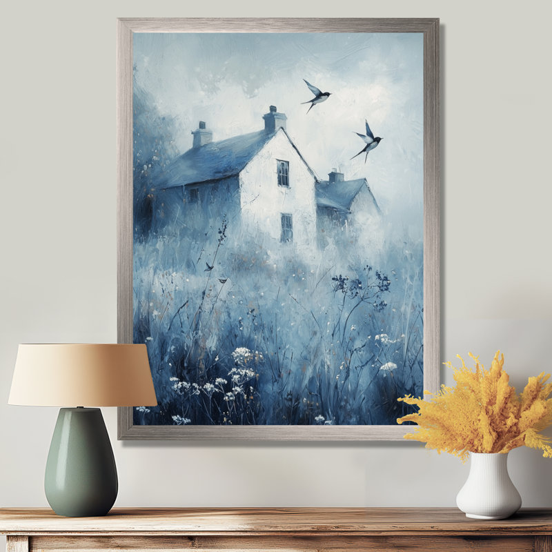 Eckenrode - Animals Wall Art Living Room, H 20 po x l 12 po, Reproduction encadrée d'une seule photo, Argent argent