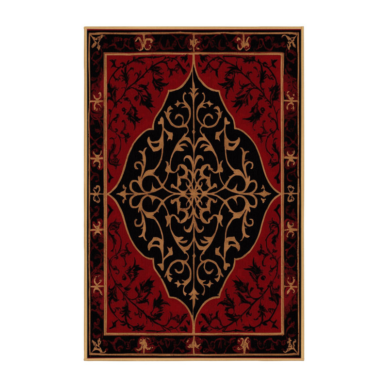 Heraldic Ornament Rug, Rectangle 5' x 8'