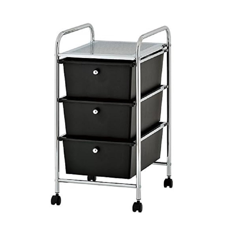 Urban Lifestyle 3 Tier Storage Cart, Black