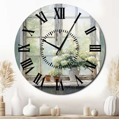 Horloge murale campagne noire