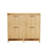 42.9 Inch Slatted Style 4 Flip Door Shoe Cabinet With Tabletop Baffle-1089585531
