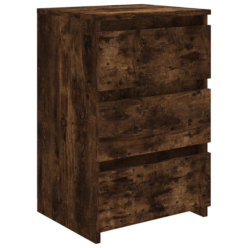 Cowlic Bed Cabinet 40x35x62.5 cm Engineered Wood, Brown, 1