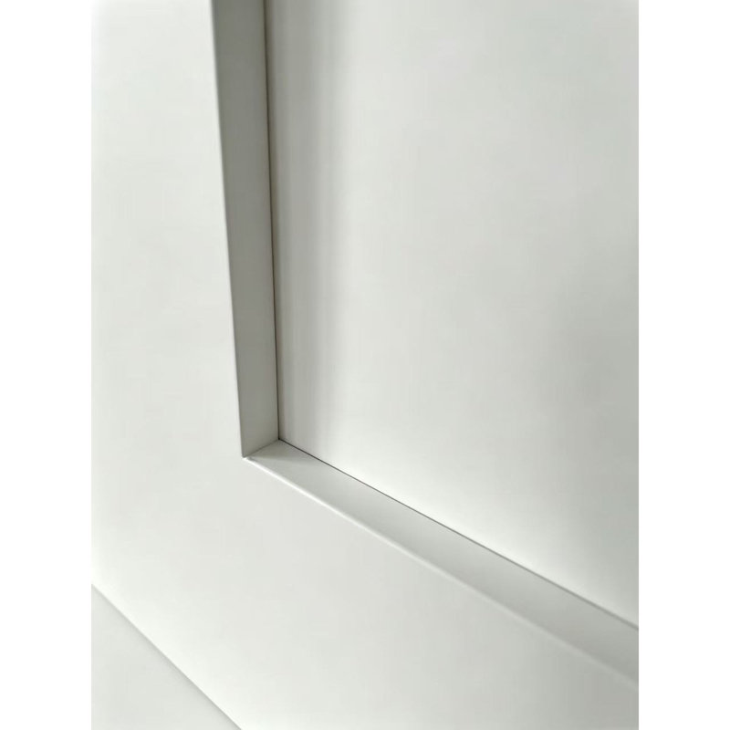 Modern Shaker White Primed Wood Interior Doors, 30 x 80 x 1-3/8, Home