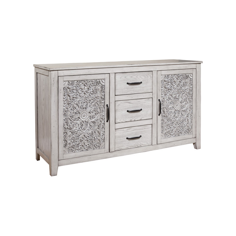 Commode combinée 3 tiroirs Hamar