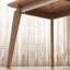 Table de salle à manger rectangulaire en bois de frêne de style nordique-109751668